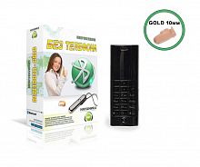 Set "PHONE W+" (without Phone) + Micro earpiece "GOLD"